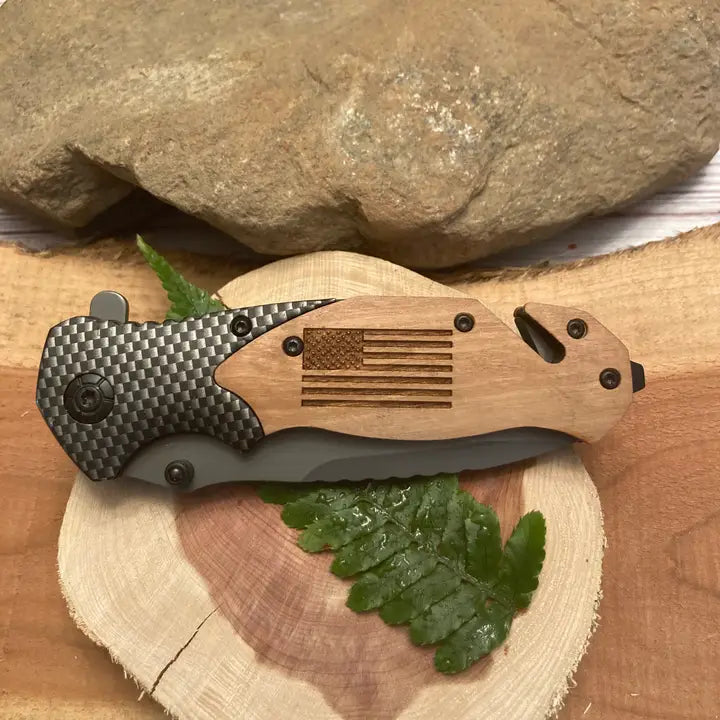 American Flag Knife