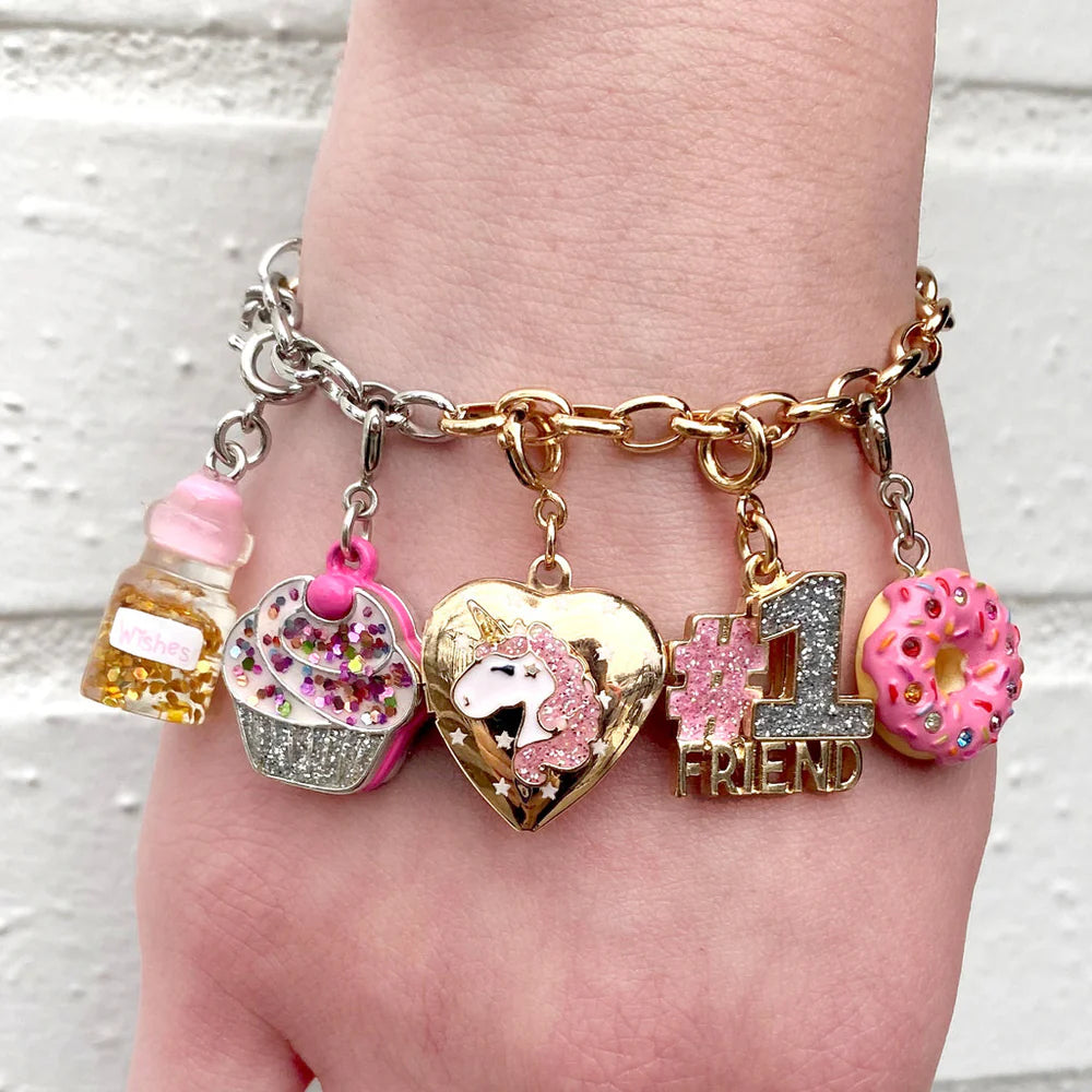 Charm It! Glitter Cupcake Charm