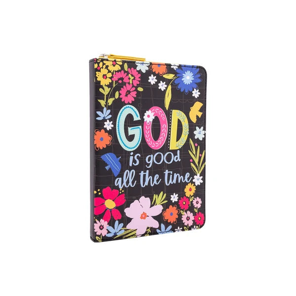 Zippered Faux Leather Journal: Let All You Do Be Done In Love 1 Cor 16:14