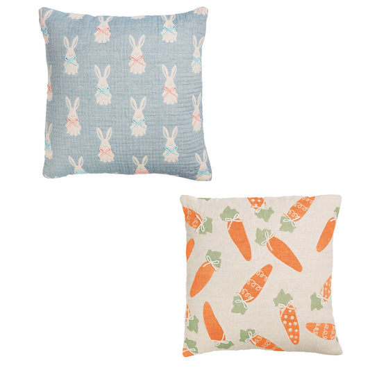MUD PIE EASTER JACQUARD PILLOWS