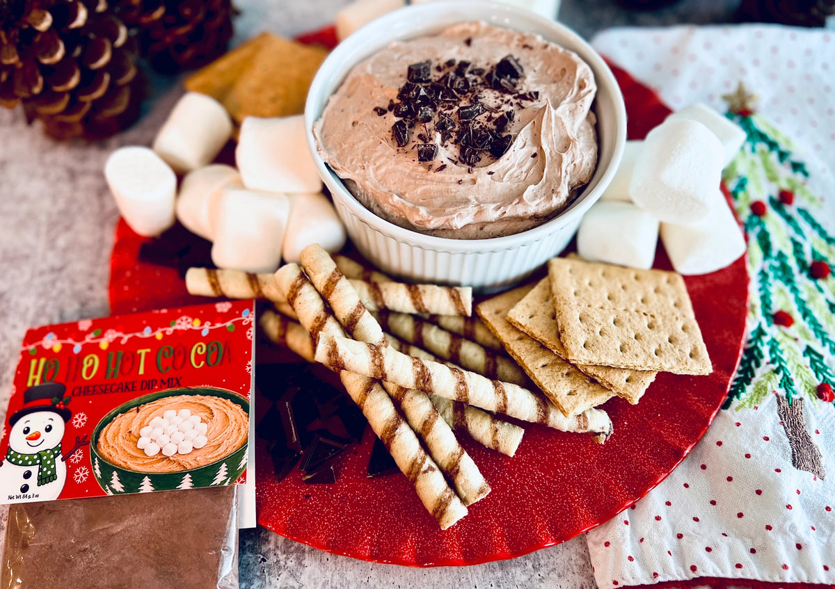 Carmie's Kitchen Ho Ho Hot Cocoa Cheesecake Dip Mix - Holiday Collection