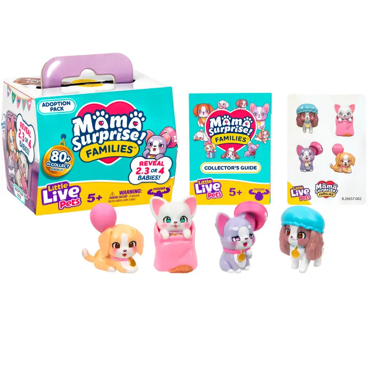 Moose Toys -Little Live Pets Mama Surprise Families Adoption
