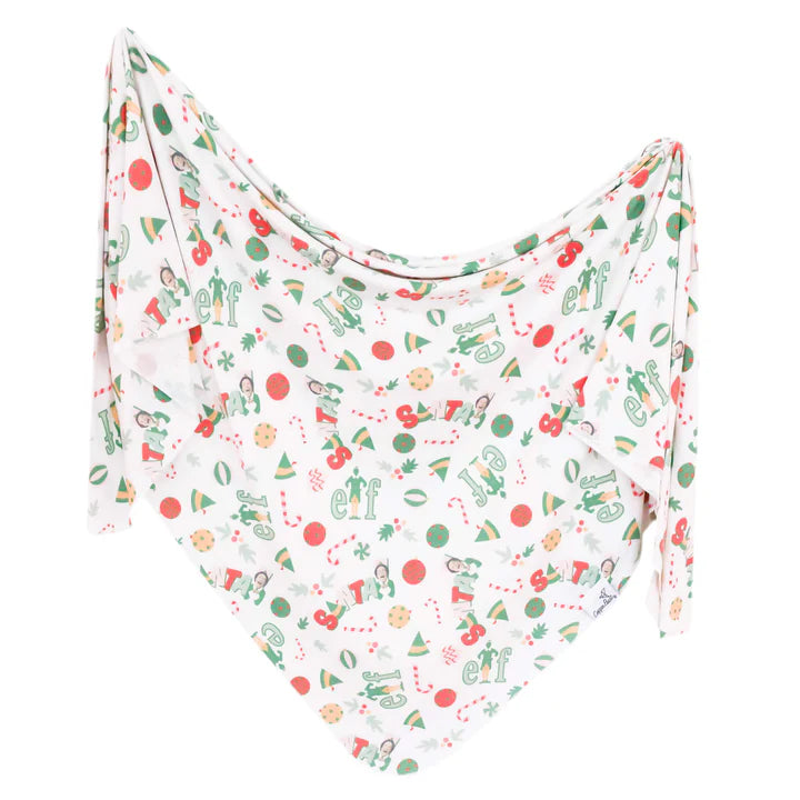 Copper Pearl Knit Swaddle Blanket - Elf