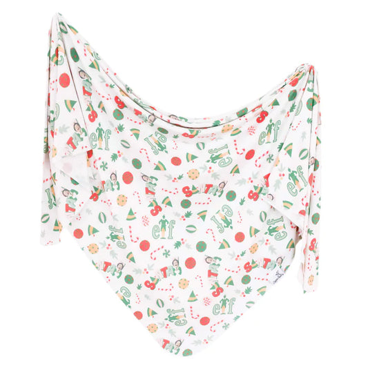 Copper Pearl Knit Swaddle Blanket - Elf