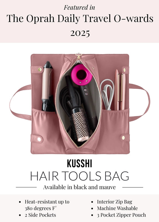 Kusshi Hair Tools Bag - Heat-Resistant + Machine Washable