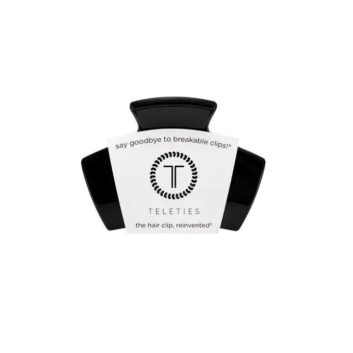Teleties Classic | Jet Black | Petite | Claw Clip
