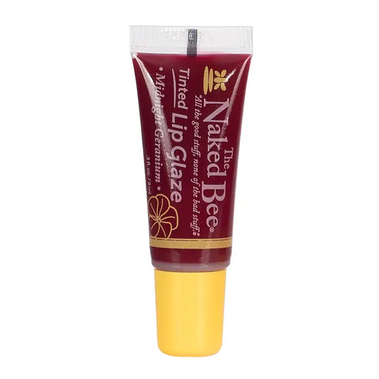 The Naked Bee Midnight Geranium Tinted Lip Glaze