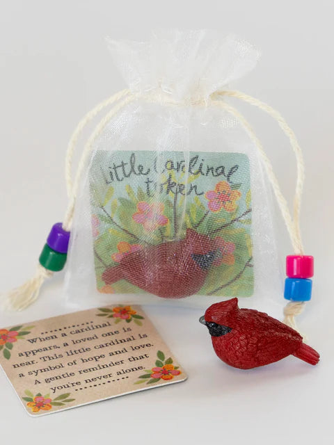 Natural Life Little Pocket Token-Cardinal