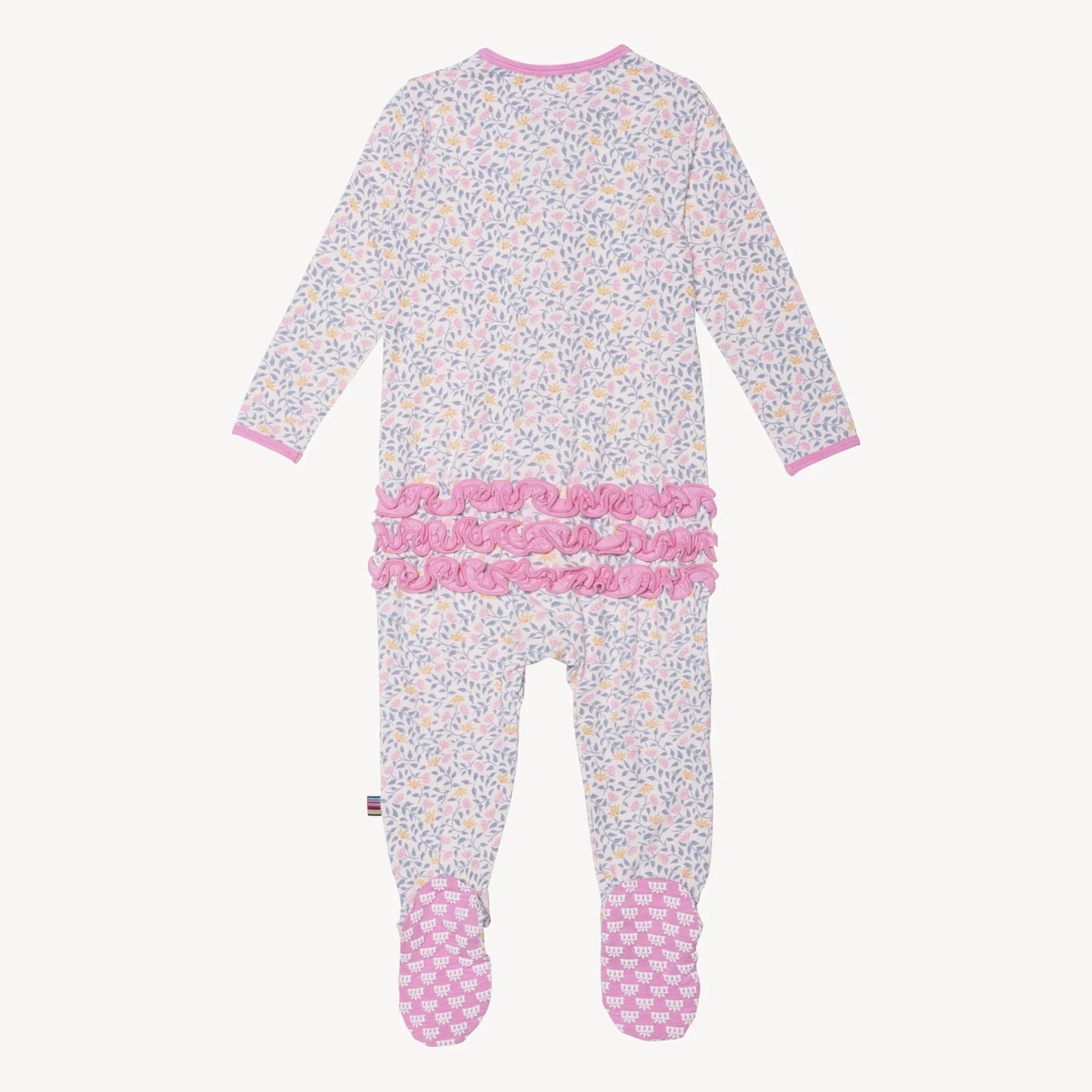 magnetic me amelia RightFit™ magnetic parent favorite footie with ruffle-9-12M