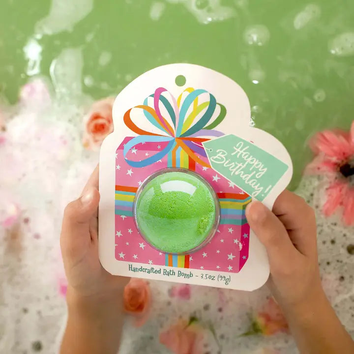 Cait + Co. Happy Birthday Present Clamshell Bath Bomb