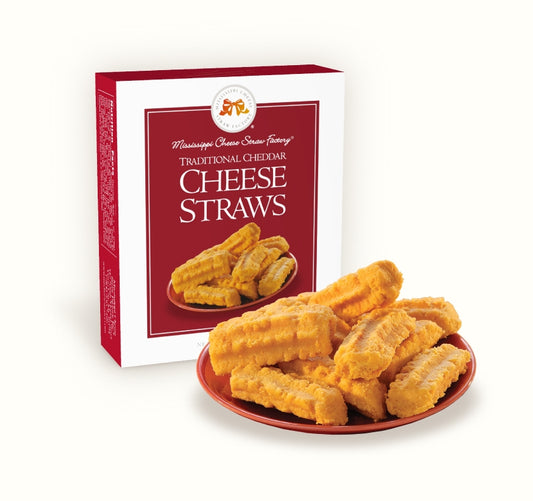 Mississippi Cheese Straw Factory Traditional Cheddar Cheese Straws 1 oz. Single
