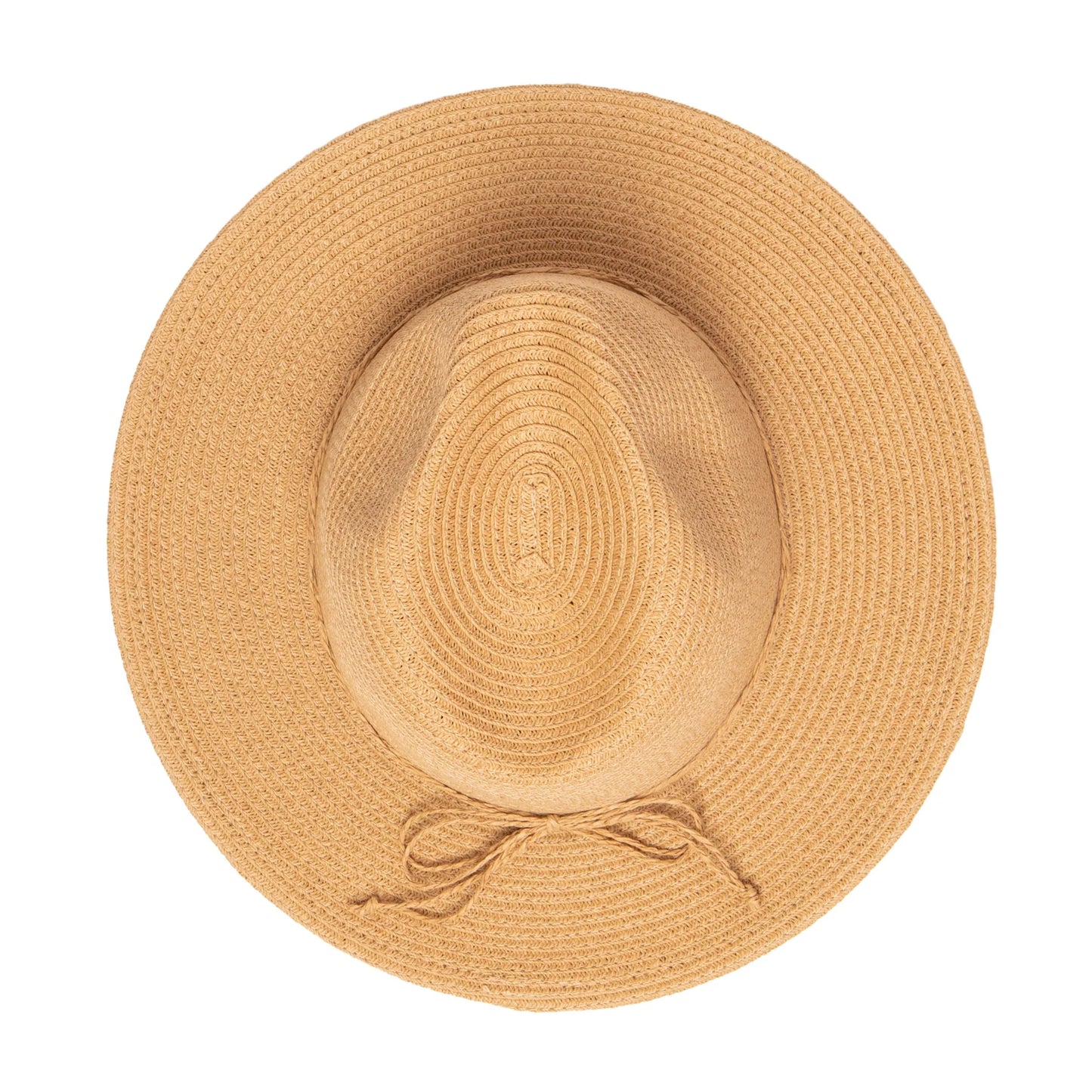San Diego Hat Women's Water Repellent Fedora with Tie-Tobacco
