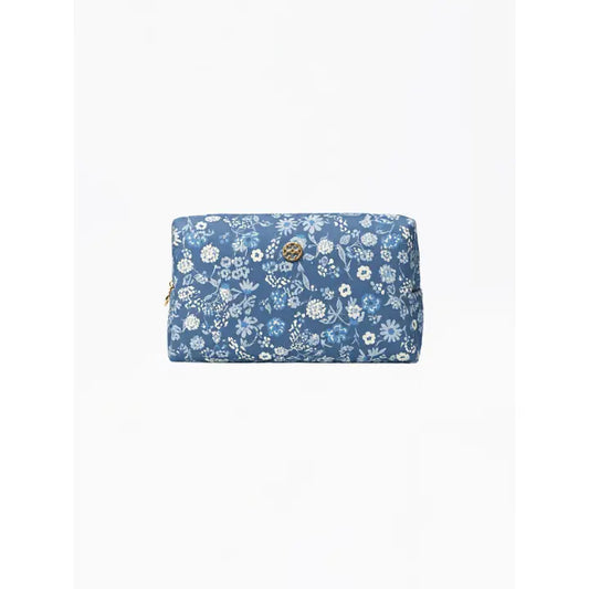 Mary Square Lets Face It Bag | Petal Charm Blue