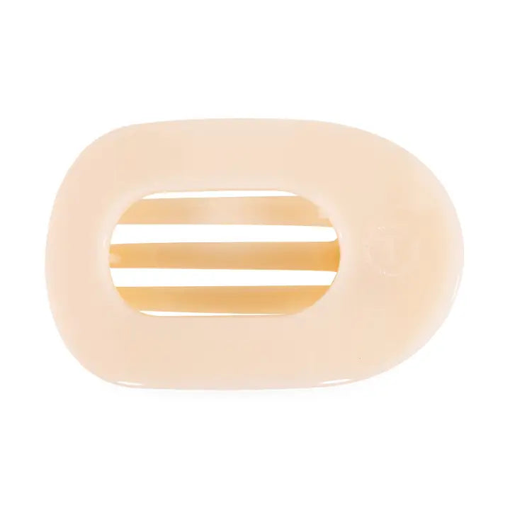 Teleties Almond Beige | Tiny | Flat Round Clip