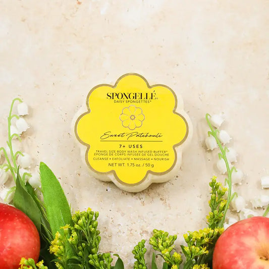 Spongelle Sweet Patchouli Daisy Spongette
