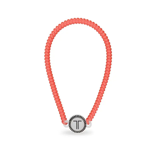 Teleties Spiral Hair Coil Headband | Coral Craze