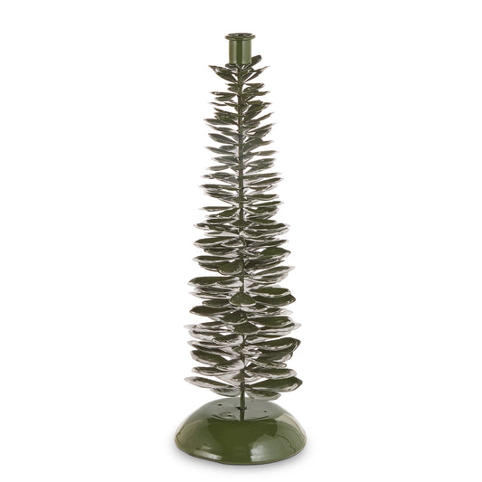 RAZ Imports 17" High Shine Pinecone Candle Holder