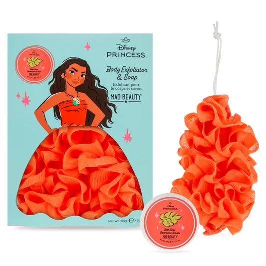 Mad Beauty Princess Set Body Exfoliator and Soap - Moana