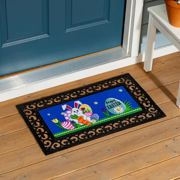 Evergreen Enterprises Happy Easter Bunny and Carrot Sassafras Switch Mat