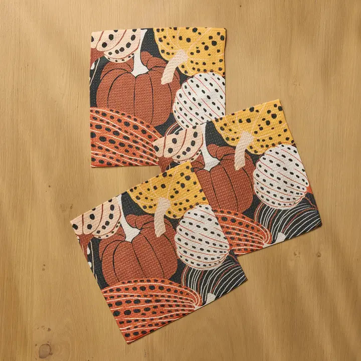 Geometry Painted Patch Dishcloth Set