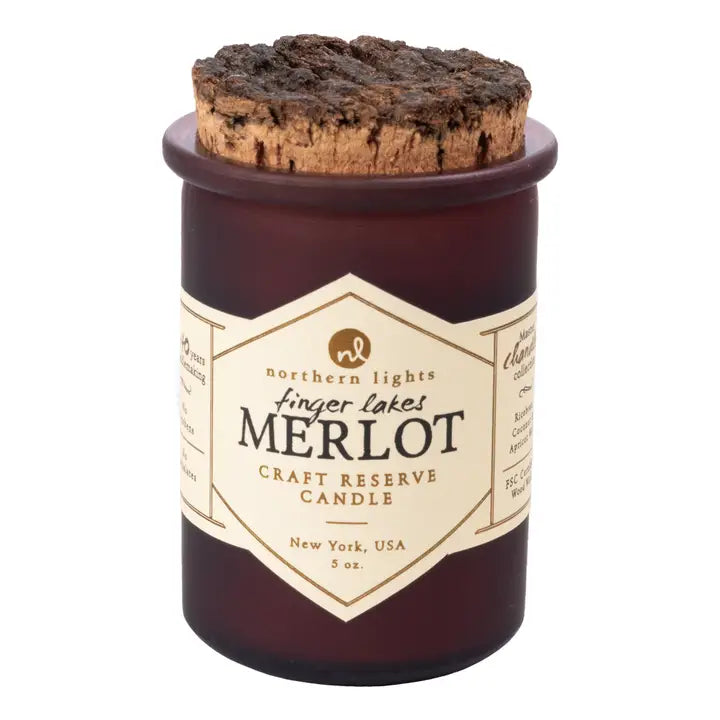 Northern Lights Reserve Spirits-Finger Lakes Merlot Candle