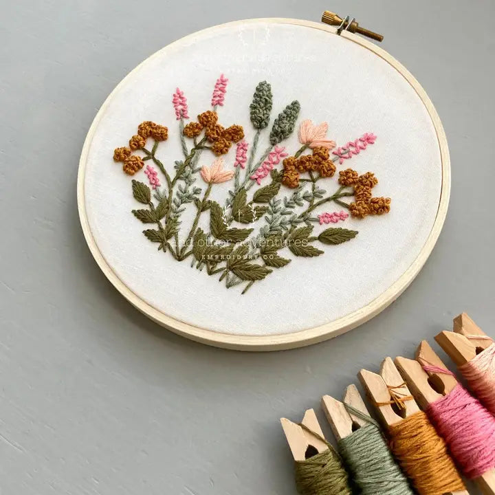 And Other Adventures Embroidery Co Hand Embroidery Kit - Desert Sunset Daydream