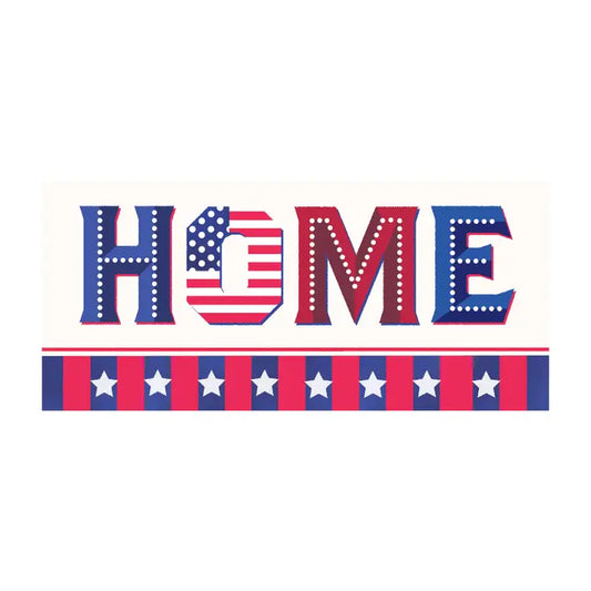 Evergreen Enterprises Patriotic Home Sassafras Mat