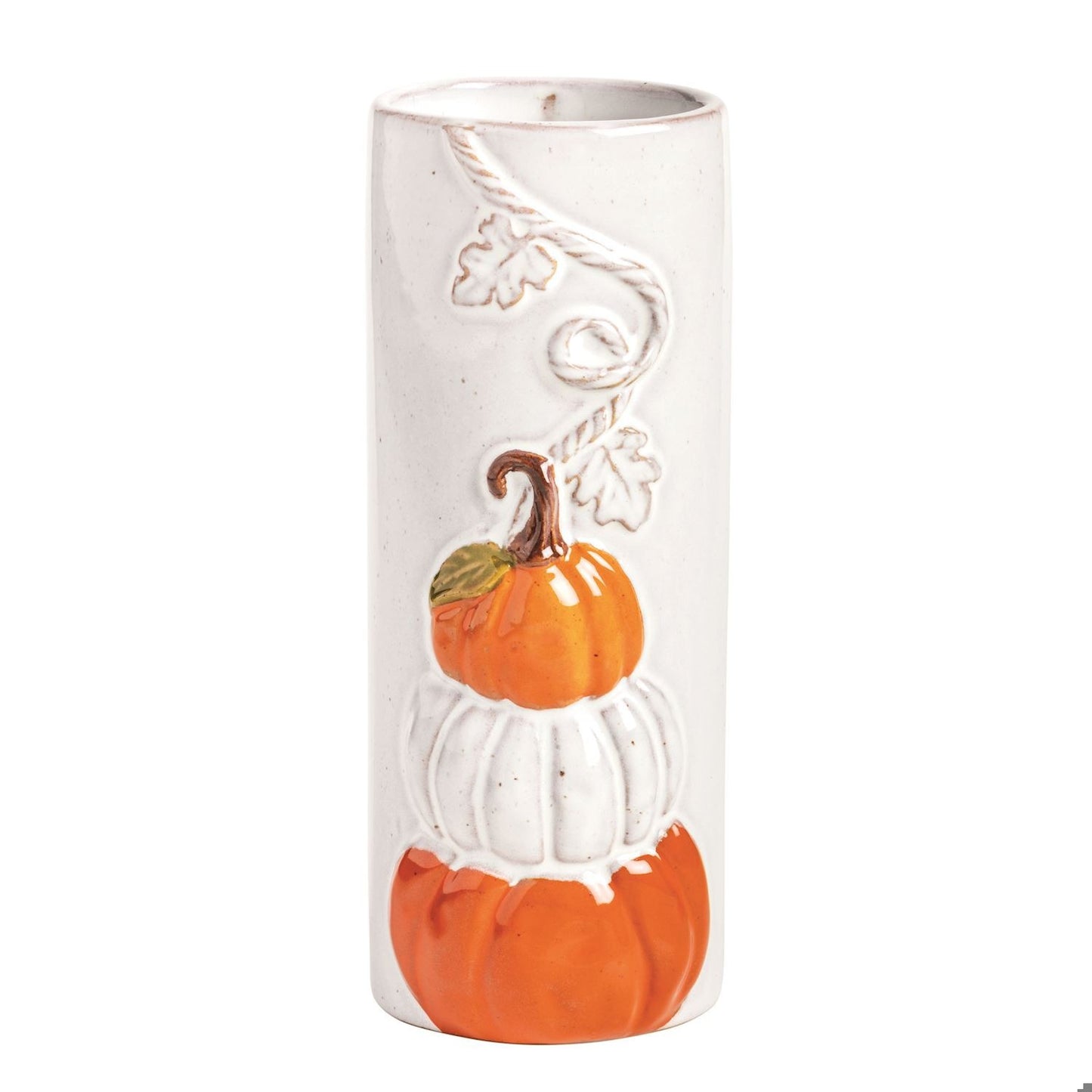 MUD PIE Stacked Pumpkin Vine Stem Vase