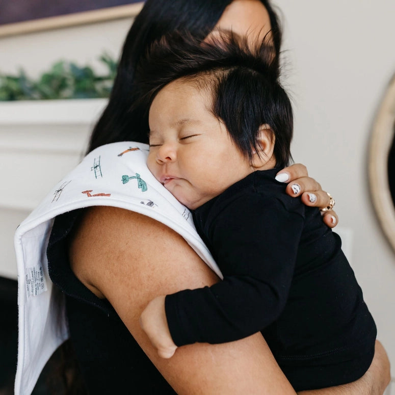 Copper Pearl Premium Burp Cloths - Ace