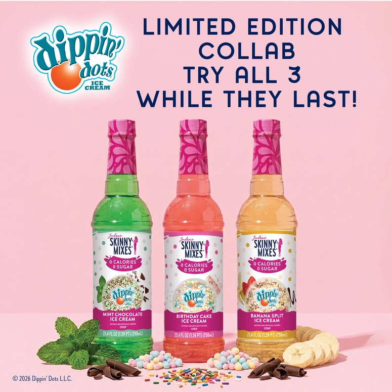 Jordan's Skinny Mixes Dippin' Dots® Mint Chocolate Ice Cream Syrup