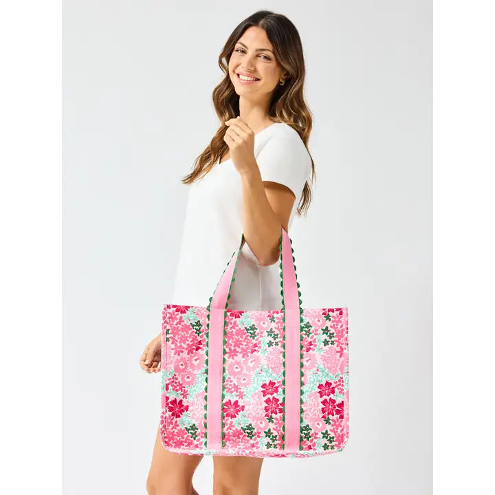 Mary Square Capri Caryall Tote Bag | Petal Perfect