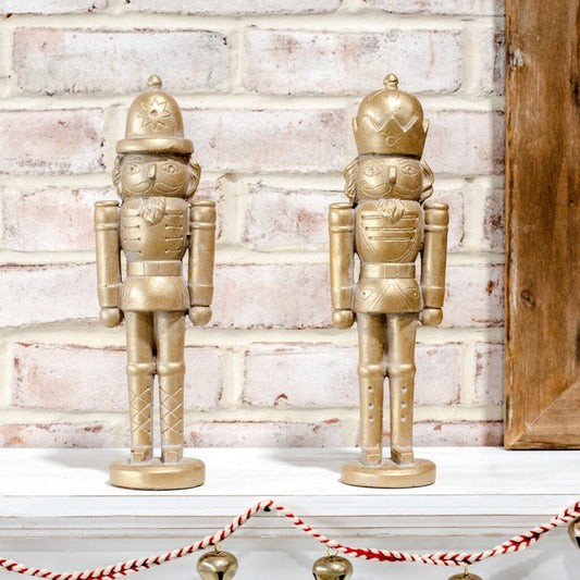 Pd HOME 12.25″ GOLD NUTCRACKERS