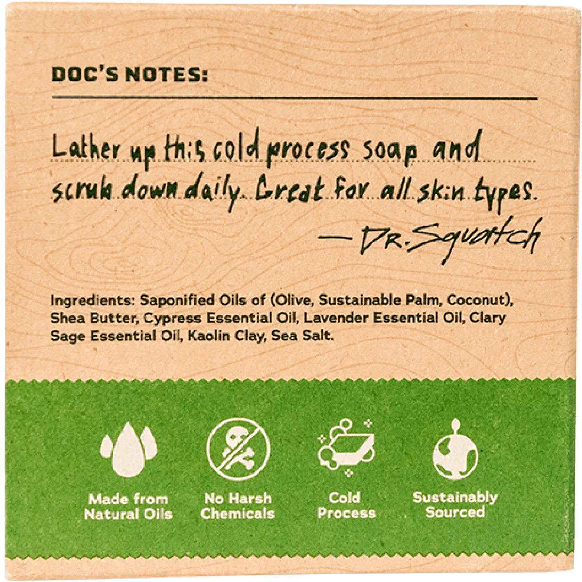 Dr. Squatch Bar Soap ALPINE SAGE