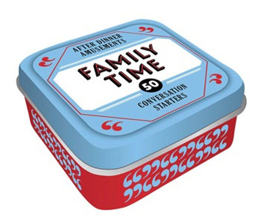 After Dinner Amusements: Family Time Q&A Tin