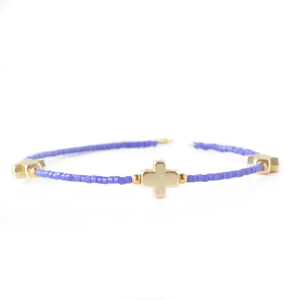 Lenny & Eva Faithful Bangle-Periwinkle