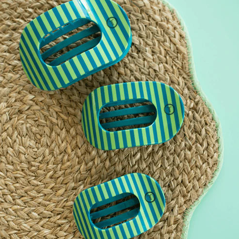 Teleties Cabana Cutie Large Flat Round Hair Clip