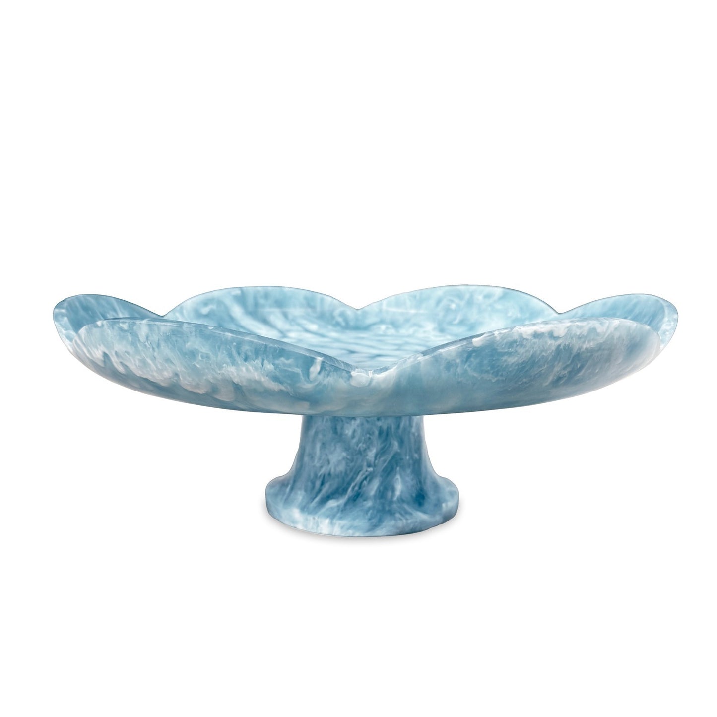 BEATRIZ BALL RESIN Amelia Pedestal Cake Plate (Aqua) (3358)