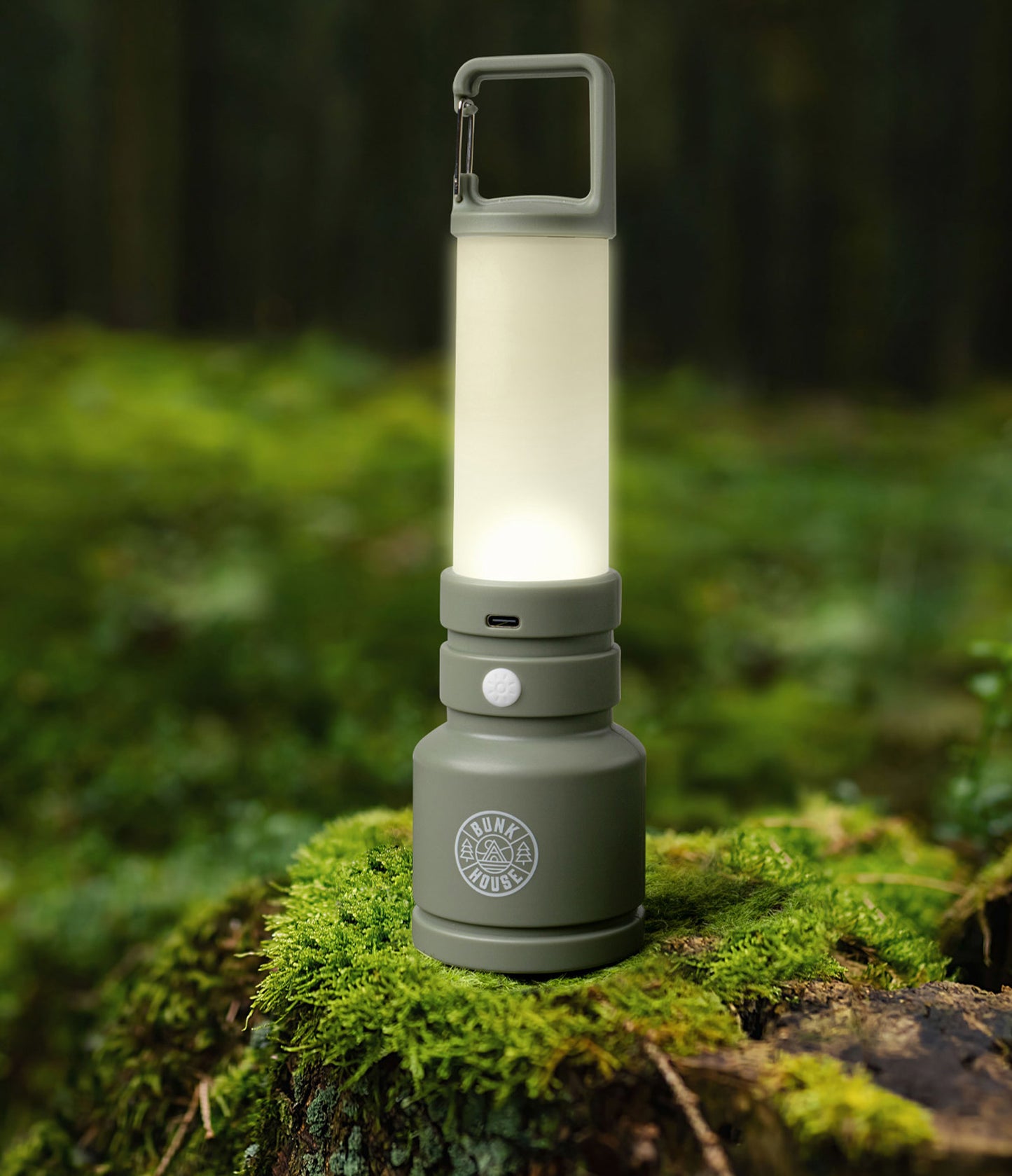 Bunk House The Lookout 2-In-1 Rechargeable Lantern & Flashlight