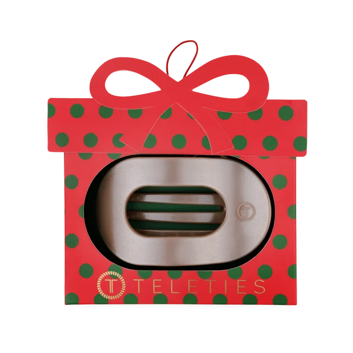 Teleties Holiday Flat Round Ornament