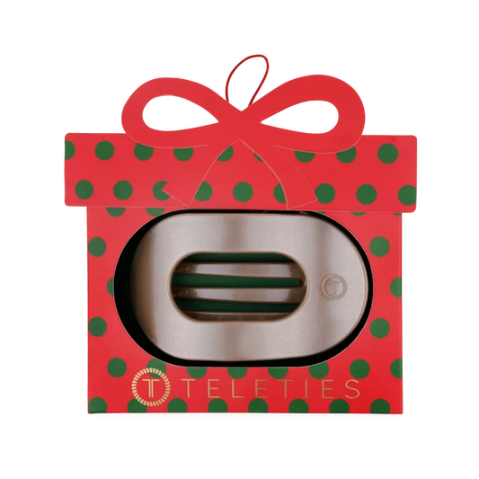 Teleties Holiday Flat Round Ornament