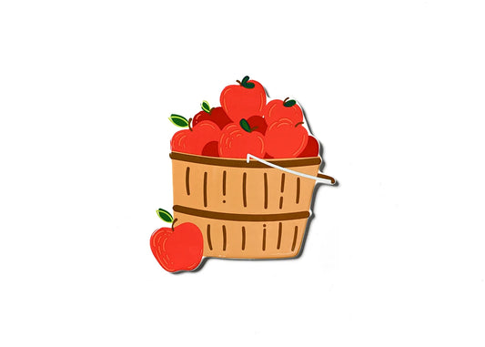 HAPPY EVERYTHING! BASKET OF APPLES BIG ATTACHMENT