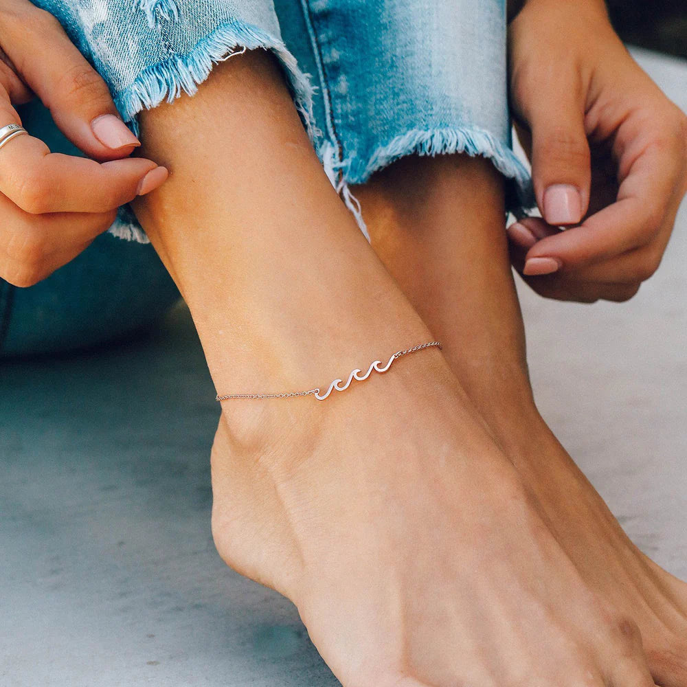 PURA VIDA DELICATE WAVE ANKLET