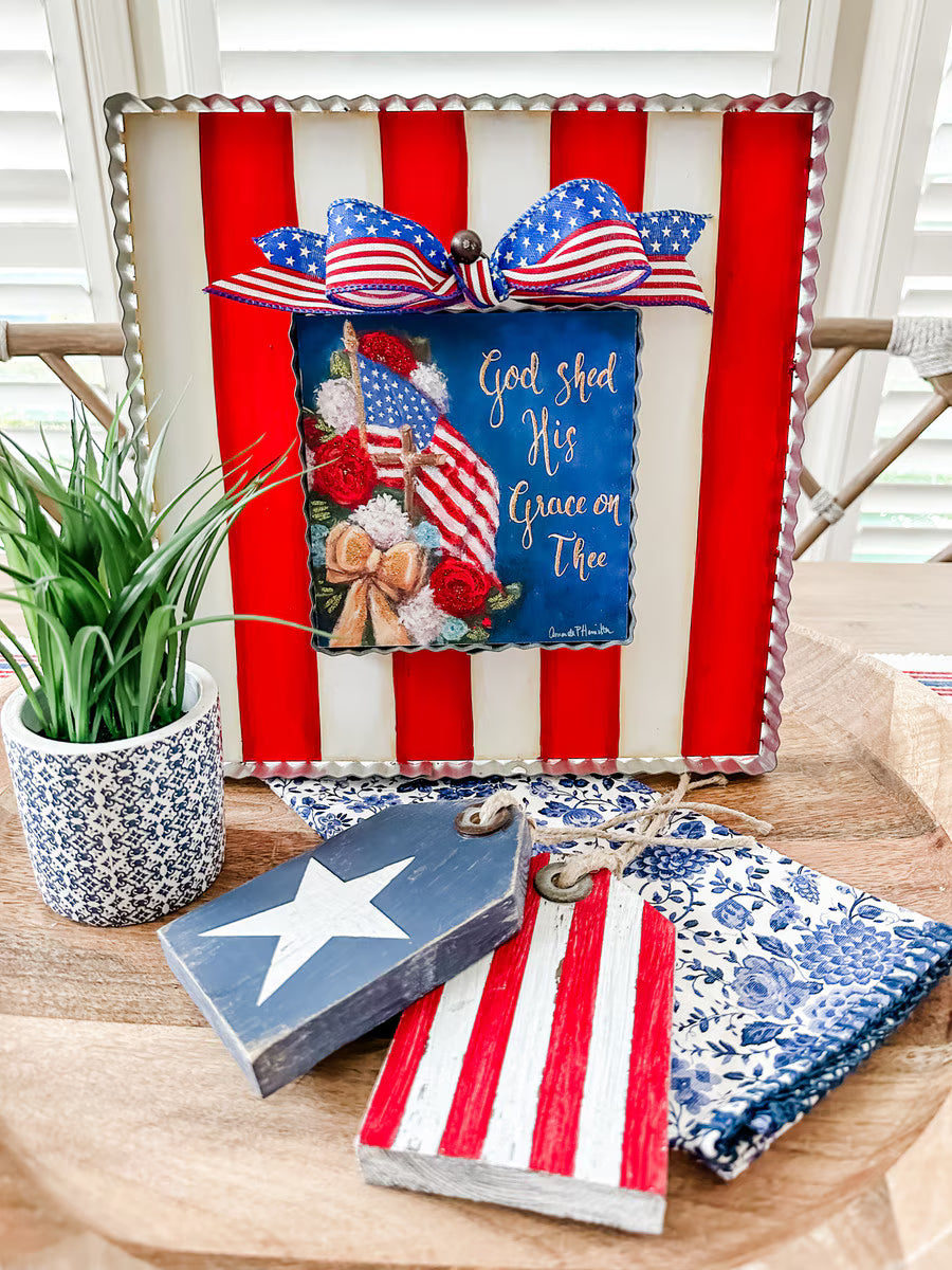 The Round Top Collection Mini Art "His Grace On Thee"