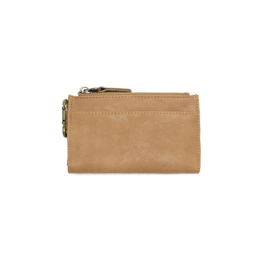 JOY SUSAN Camel Bobbie Bifold Wallet with Carabiner