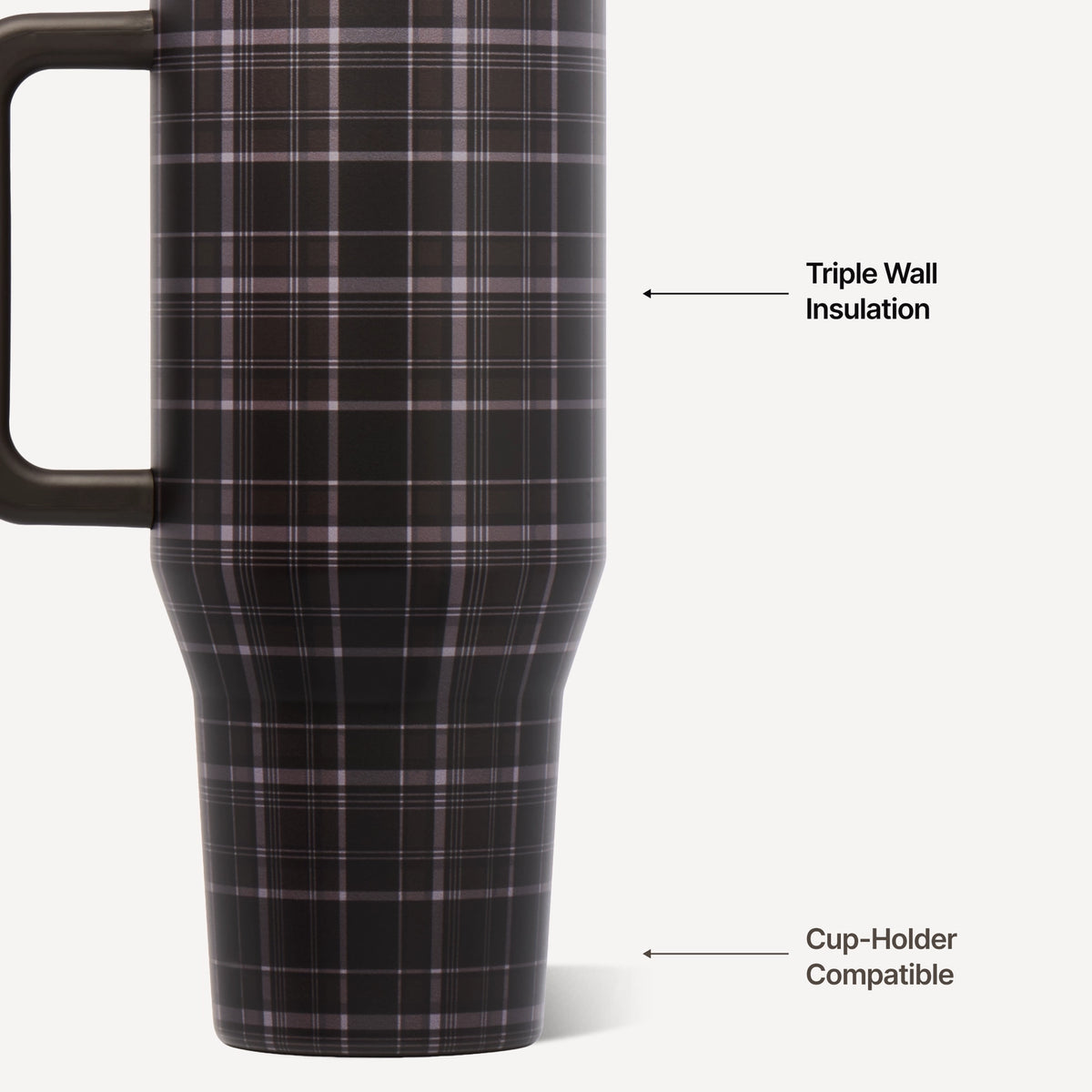 Flannel HydroJug 40 oz Traveler Tumbler