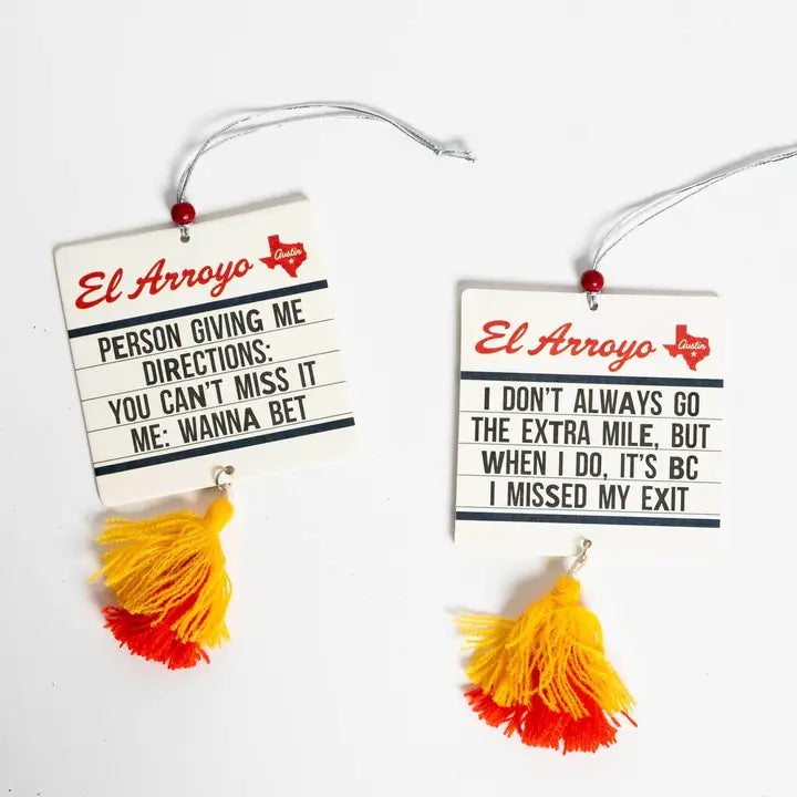El Arroyo Marquee Car Freshener (2 Pack) - Wanna Bet