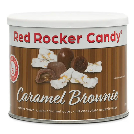 Virginia Diner, Inc. Red Rocker Candy- Caramel Brownie- 8 oz.