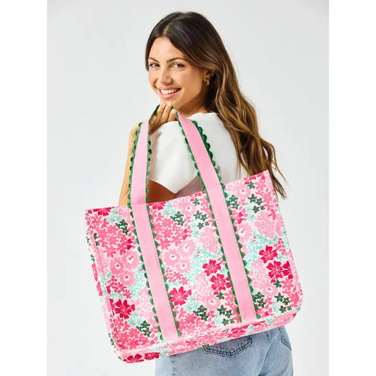 Mary Square Capri Caryall Tote Bag | Petal Perfect