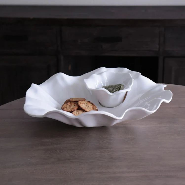 Beatriz Ball VIDA Bloom Chip and Dip (White)