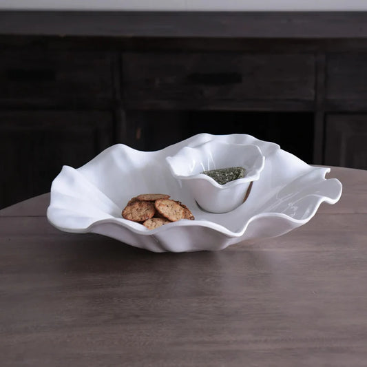 Beatriz Ball VIDA Bloom Chip and Dip (White)